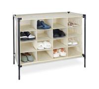 Relaxdays Meuble à chaussures pour le camping