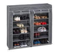 Relaxdays Meuble à chaussures tissu