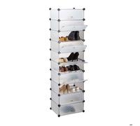 Relaxdays Meuble chaussures rangement 10 casiers