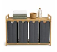 Relaxdays Meuble de tri avec 4 paniers