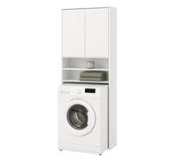 Relaxdays Meuble lave-linge 2 portes