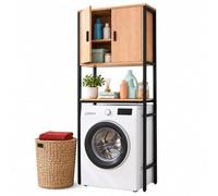 Relaxdays Meuble lave-linge 2 compartiments