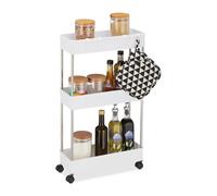 Relaxdays Meuble polyvalent avec 3 étagères