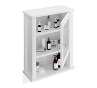 Relaxdays Meuble salle de bain suspendu avec porte
