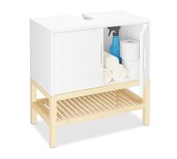 Relaxdays Meuble sous lavabo pour salle de bain