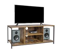 Relaxdays Meuble TV 4 compartiments