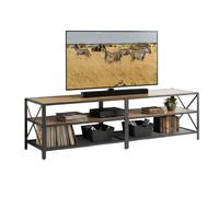 Relaxdays Meuble TV 4 niches