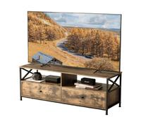 Relaxdays Meuble TV bas tiroirs