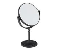 Relaxdays Miroir cosmétique grossissant noir