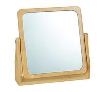 Relaxdays Miroir maquillage en bambou