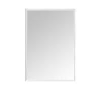 Relaxdays Miroir sans Cadre, 50 x 70 cm, facetté, rectangulaire, Portrait/Paysage, Verre, Mural Couloir et sdb