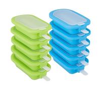 Relaxdays Moule à glace lot de 10 silicone