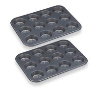 Relaxdays Moule muffin x12 en lot de 8