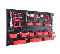Relaxdays Panneau d'outils + kit d'accessoires
