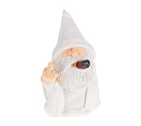 Relaxdays Nain de jardin blanc impoli