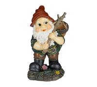 Relaxdays Nain de jardin avec corbeille de glands