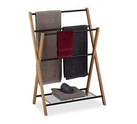 Relaxdays Porte-serviettes sur pied