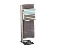 Relaxdays Porte-serviettes sur pied PIERRE support