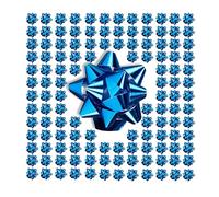 Relaxdays Nœuds cadeaux colorés en lot de 200