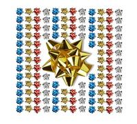 Relaxdays Nœuds cadeaux colorés en lot de 200