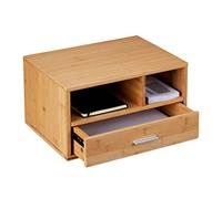 Relaxdays Organiseur de bureau avec tiroir