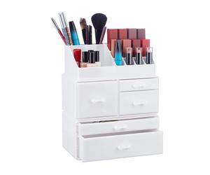 Relaxdays Organisateur cosmétique 21 compartiments