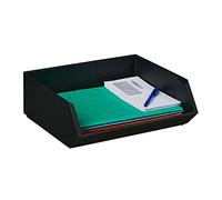 Relaxdays Organisateur de bureau empilable bambou