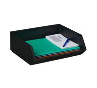 Relaxdays Organisateur de bureau empilable bambou