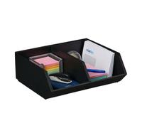 Relaxdays Organisateur de bureau empilable bambou
