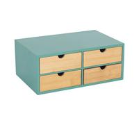 Relaxdays Organiseur de bureau 4 tiroirs