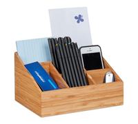Relaxdays Organiseur de bureau 6 compartiments