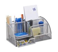 Relaxdays Organiseur de bureau 6 compartiments