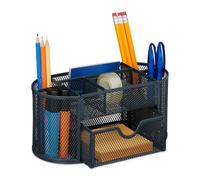 Relaxdays Organiseur de bureau 9 compartiments
