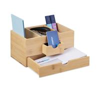 Relaxdays Organiseur de bureau avec tiroirs