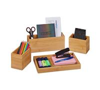 Relaxdays Lot d'organiseur de bureau