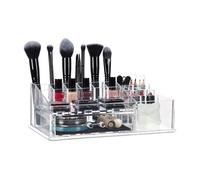 Relaxdays Organiseur de maquillage 16 compartiment