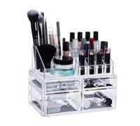 Relaxdays Organiseur de Maquillage à 4 Tiroirs