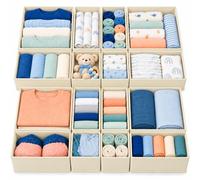 Relaxdays Rangement tiroirs, lot de 16