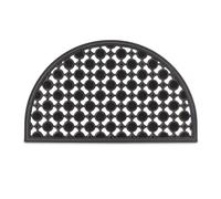 Relaxdays Paillasson 75x45 cm demi-rond