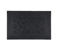 Relaxdays Paillasson Caoutchouc, 40 x 60 cm, antidérapant, résistant, caillebotis extérieur, Tapis entrée, Picots, Noir