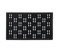 Relaxdays Paillasson caoutchouc aspect grille