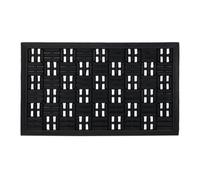 Relaxdays Paillasson caoutchouc aspect grille