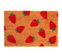 Relaxdays Paillasson en coco motif, 60 x 40 cm