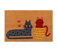 Relaxdays Paillasson coco « Animaux » 60x40 cm