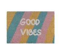 Relaxdays Paillasson coco «Good Vibes»