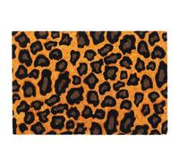 Relaxdays Paillasson en coco motif, 60 x 40 cm