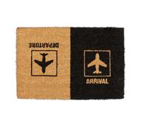 Relaxdays Paillasson en coco "Arrival Departure"