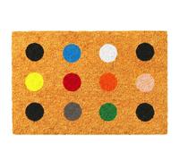 Relaxdays Paillasson en coco motif, 60 x 40 cm