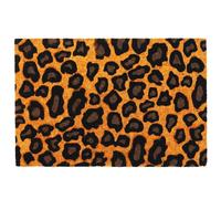 Relaxdays Paillasson en coco motif, 60 x 40 cm