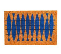 Relaxdays Paillasson en coco motif, 60 x 40 cm